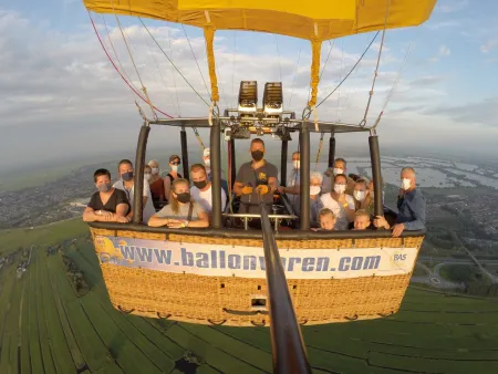 Ballonvaart Alphen naar Driebruggen met BAS Balonvaarten