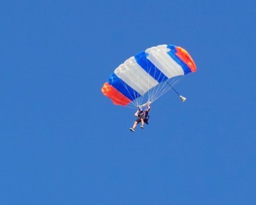 Parachutist Steve Brown